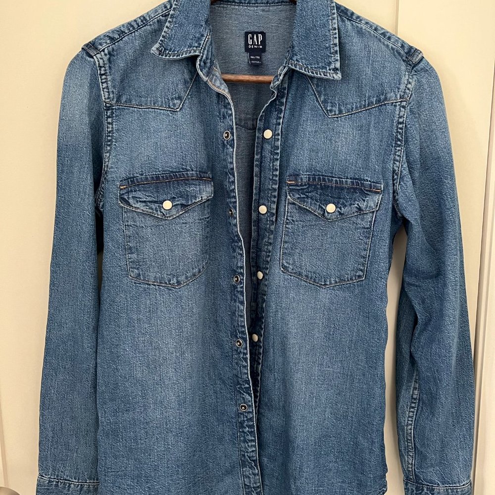 Gap Kids Jean Shirt button down